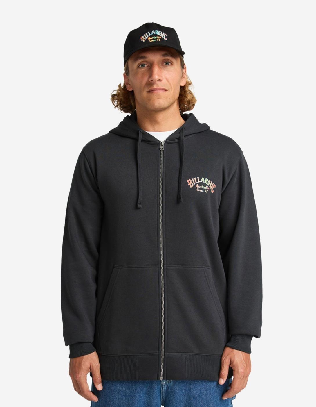 Sudadera Capucha Abierta FOUNDATION - Black