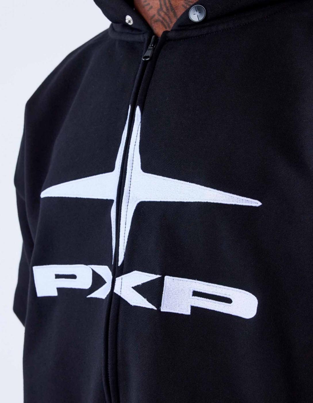 Sudadera Capucha Abierta PXP 2534000 - Negro
