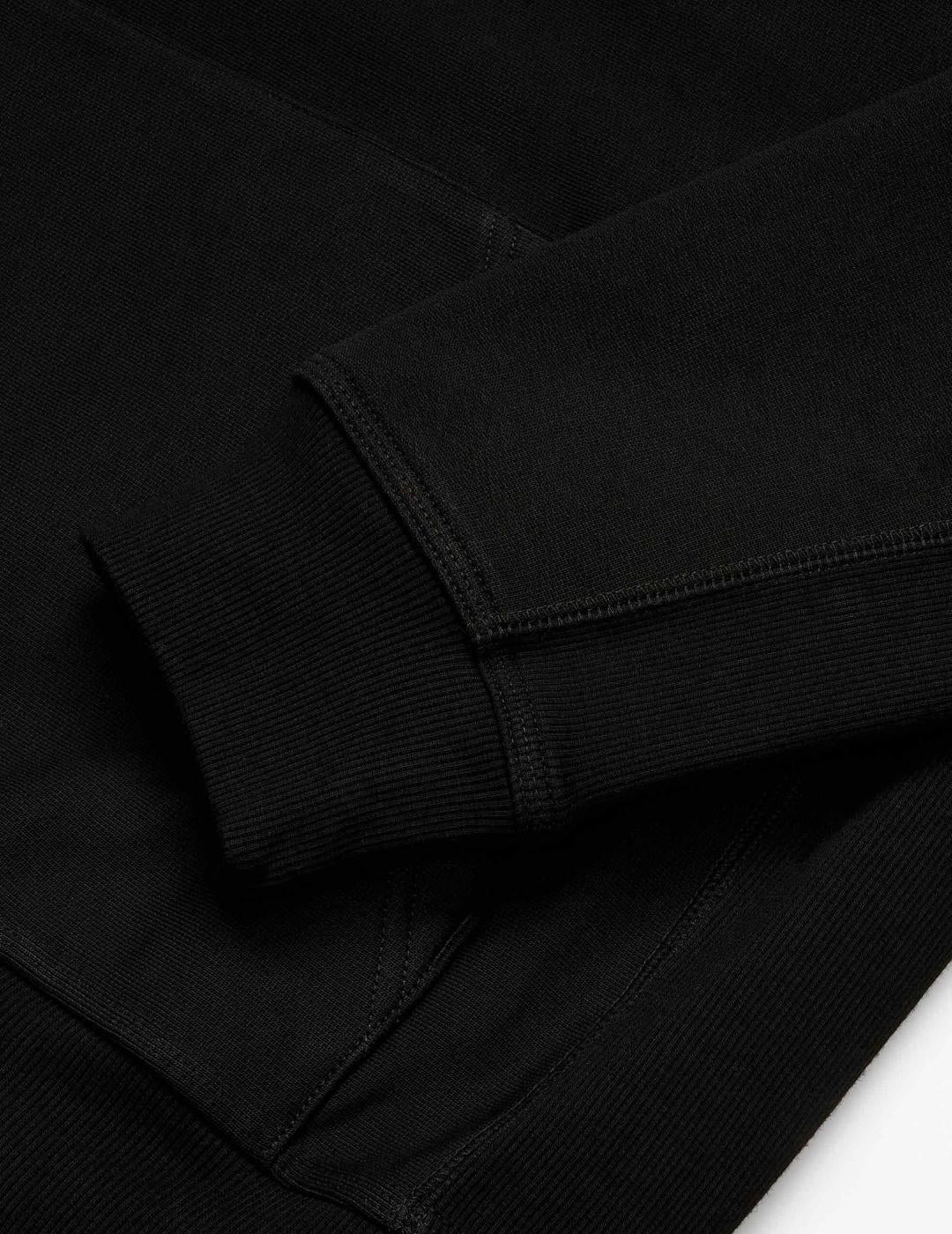 Sudadera Capucha AMERICAN SCRIPT - Black