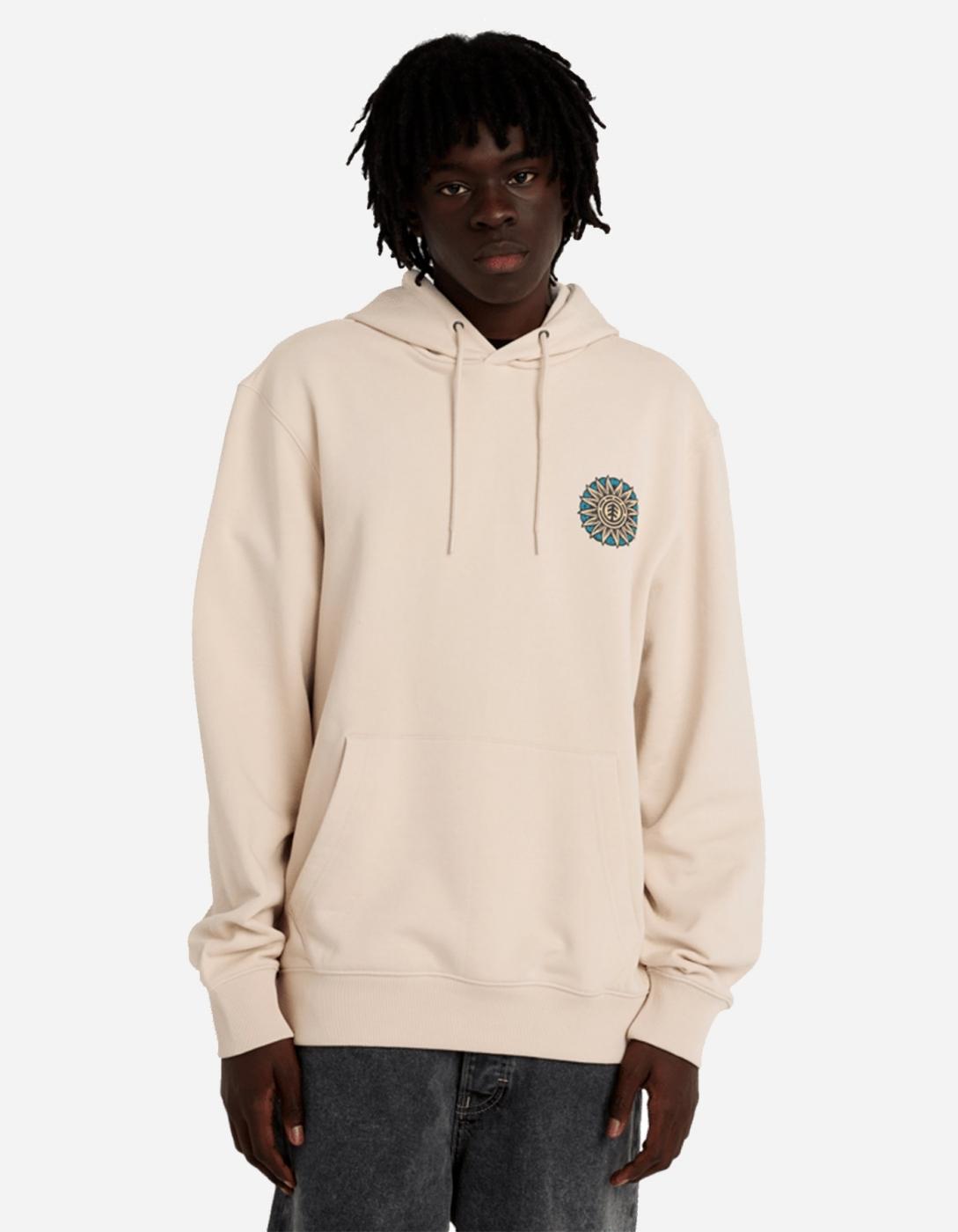 Sudadera Capucha ELEMENT TIMBER LIGHT - Crystal Gray