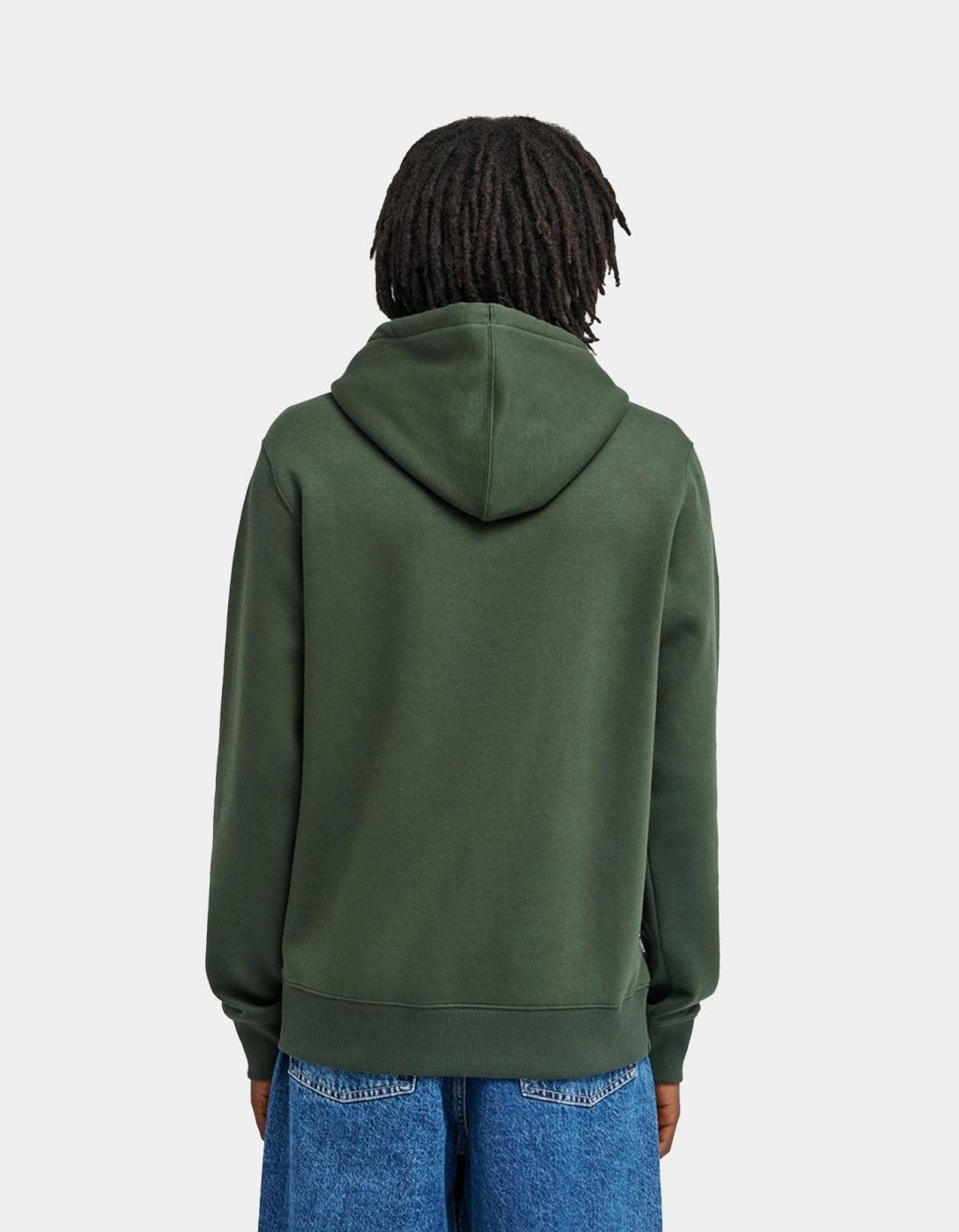 Sudadera Capucha ICON EMBROIDERY - Deep Forest