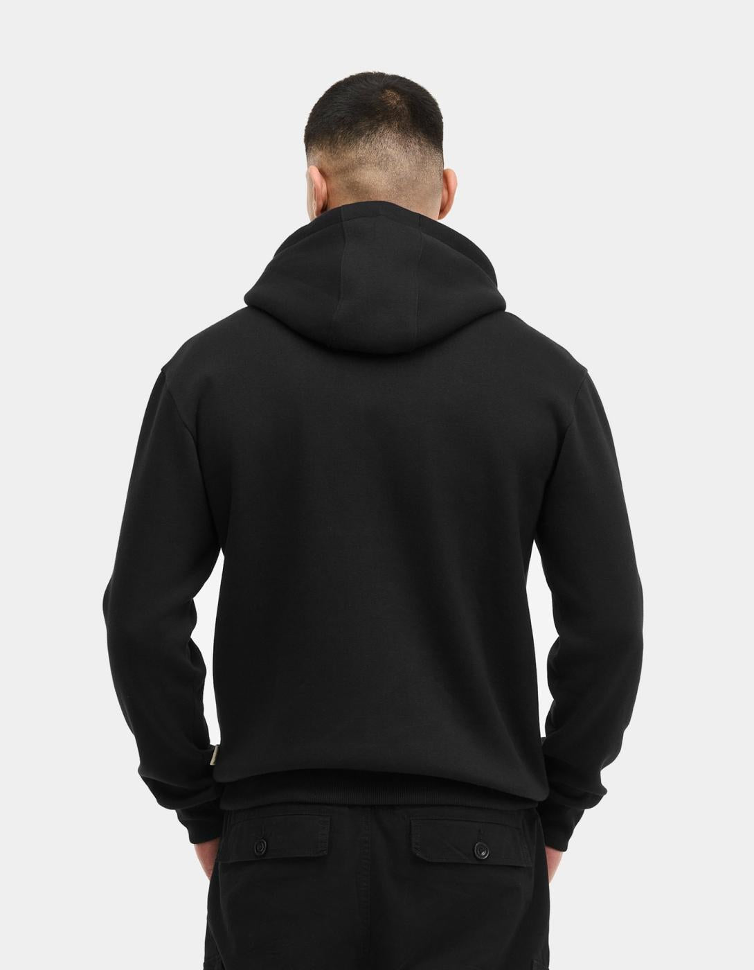 Sudadera Capucha LONSDALE BICKINGTON - Black/White