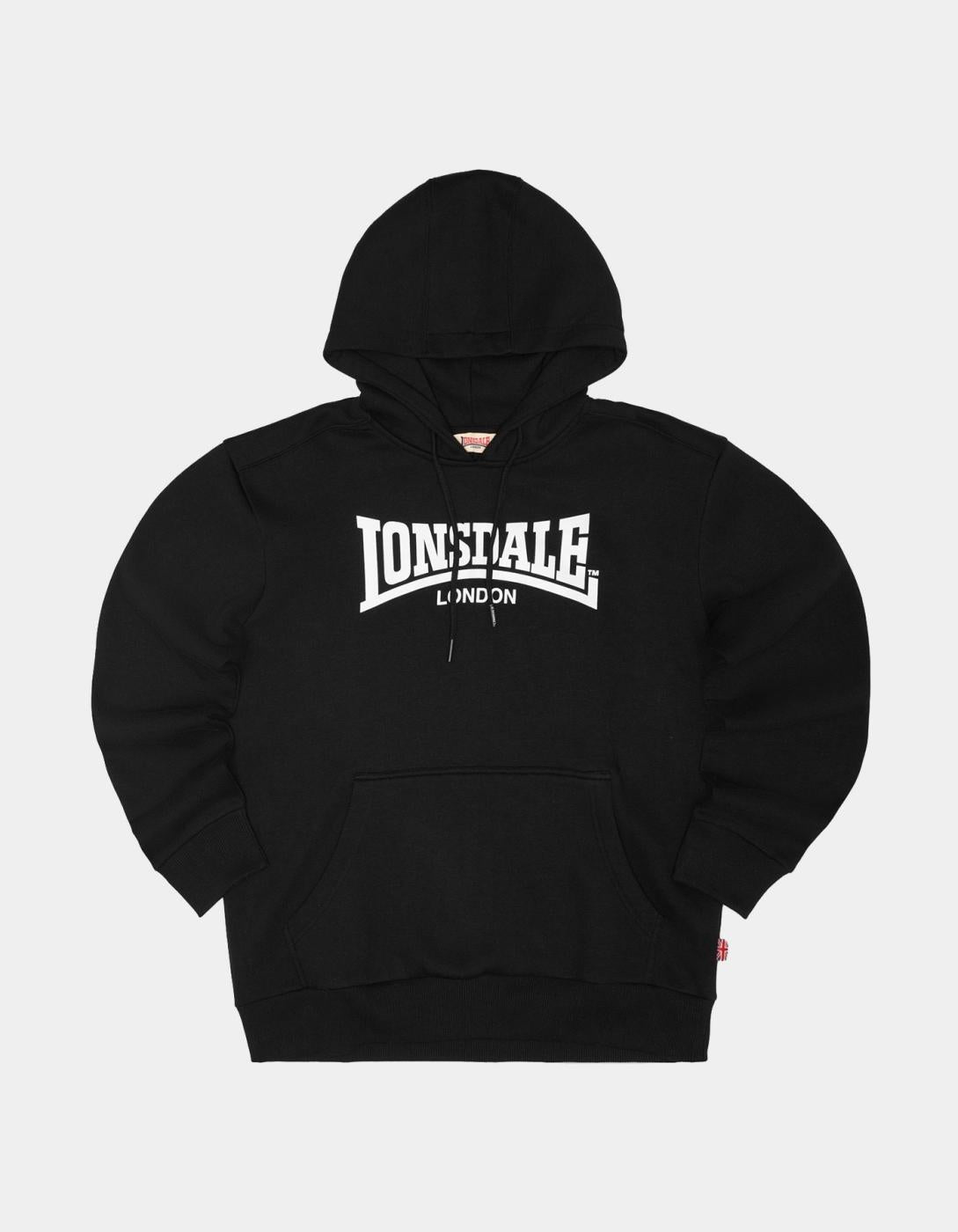 Sudadera Capucha LONSDALE BICKINGTON - Black/White
