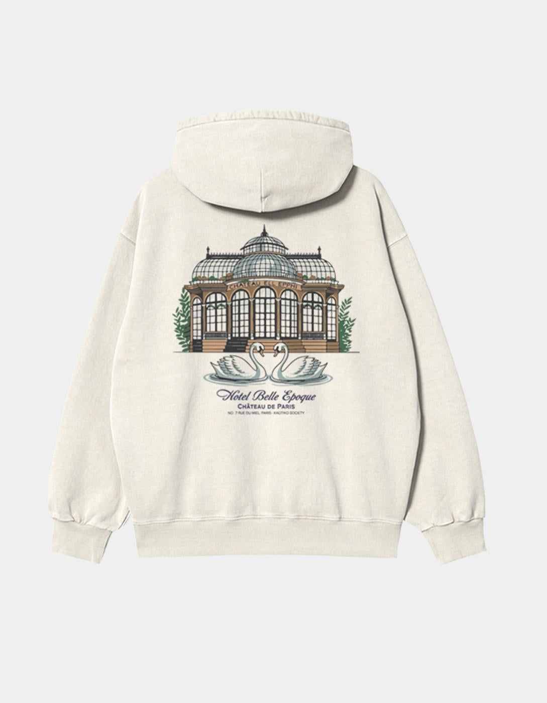Sudadera Capucha OVERSIZE GARDEN - Ivory