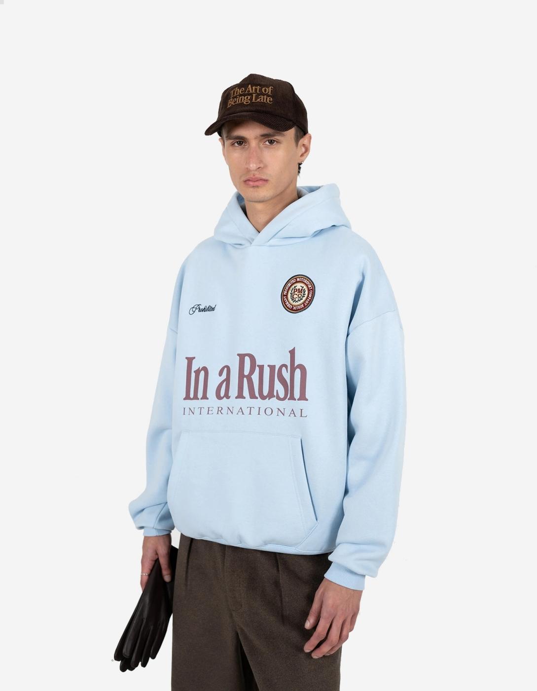 Sudadera Capucha PROHIBITED INTERNATIONAL - Light Blue