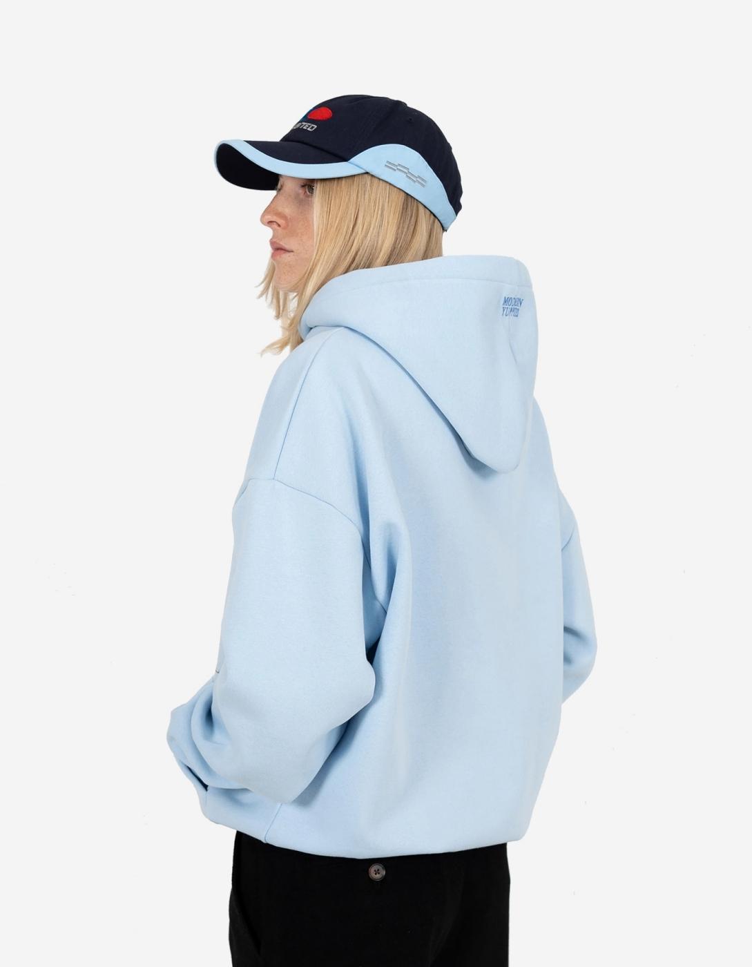 Sudadera Capucha PROHIBITED INTERNATIONAL - Light Blue