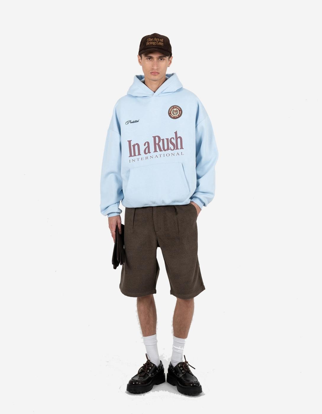 Sudadera Capucha PROHIBITED INTERNATIONAL - Light Blue