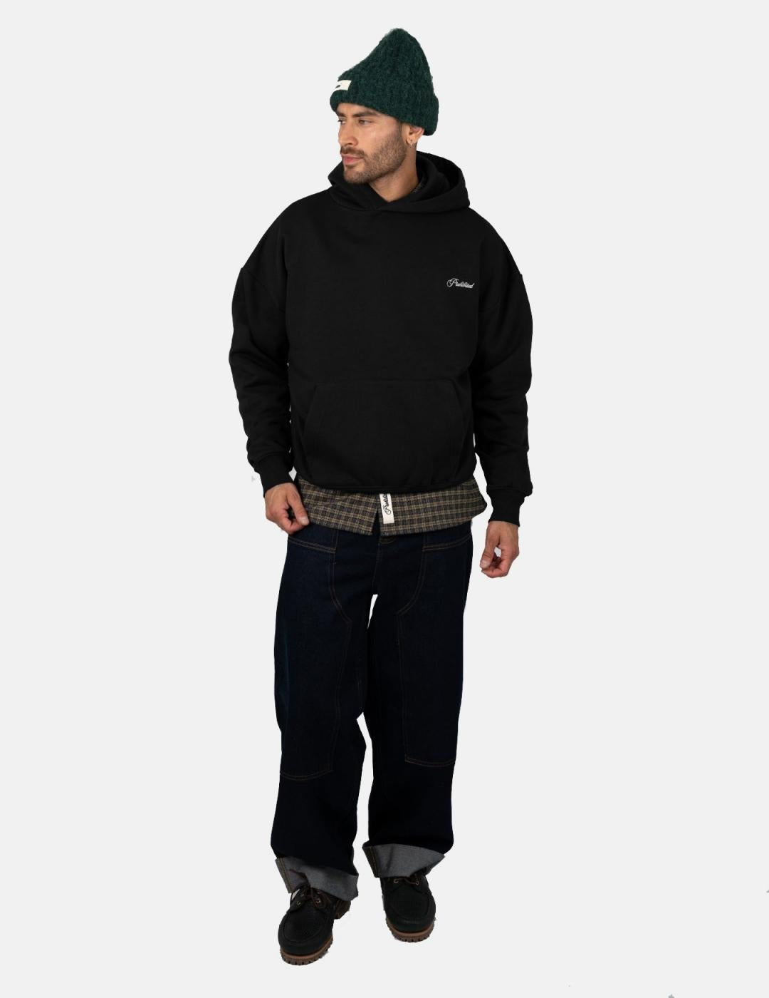 Sudadera Capucha PROHIBITED TEXTILWAREN - Black