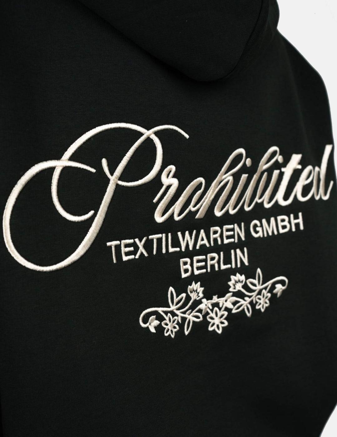 Sudadera Capucha PROHIBITED TEXTILWAREN - Green
