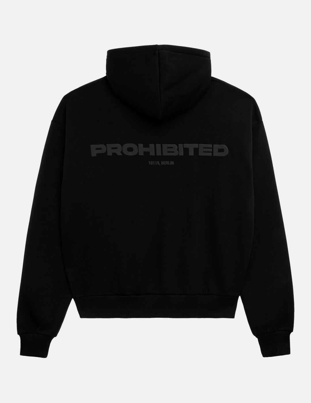 Sudadera Capucha PROHIBITED10119 - Black