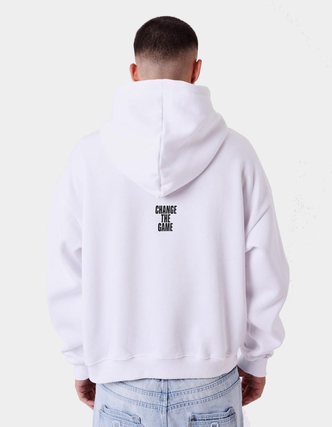 Sudadera Capucha PXP 2522181 - Blanco