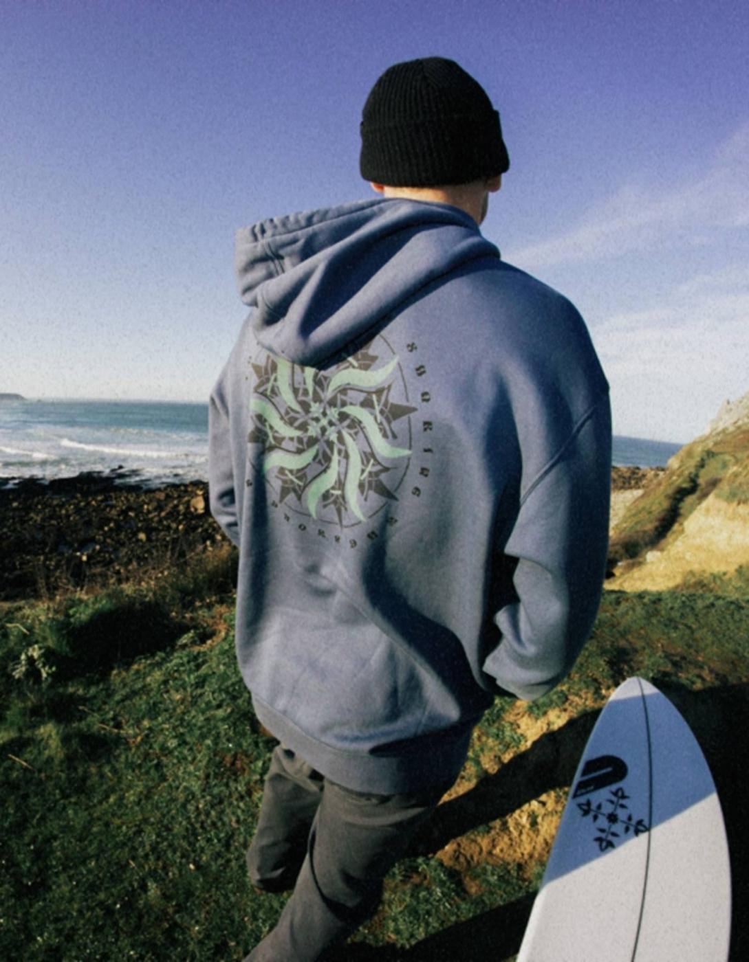 Sudadera Capucha SHURIKEN - Vintage Indigo