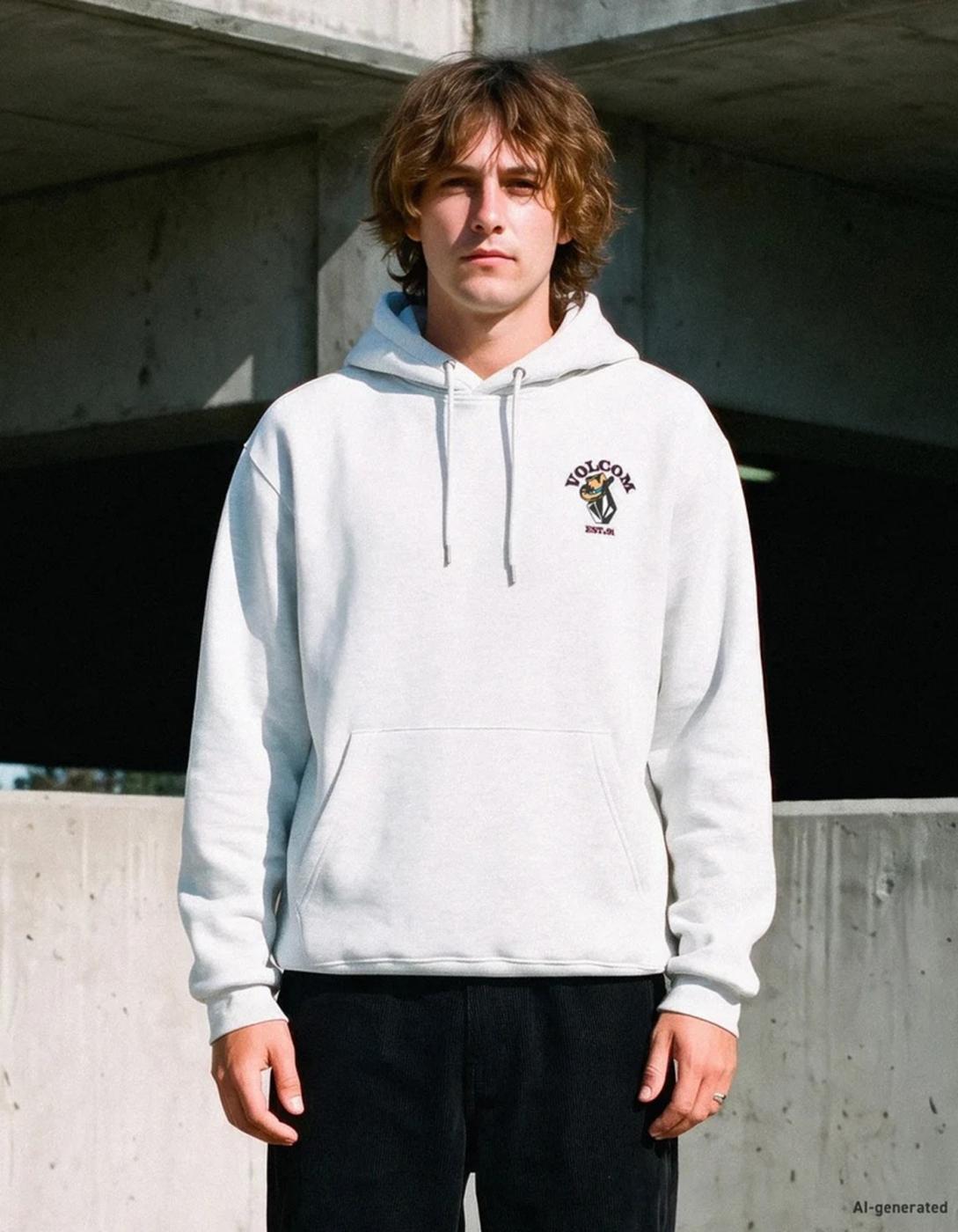 Sudadera Capucha VOLCOM NODER - Bone Heather