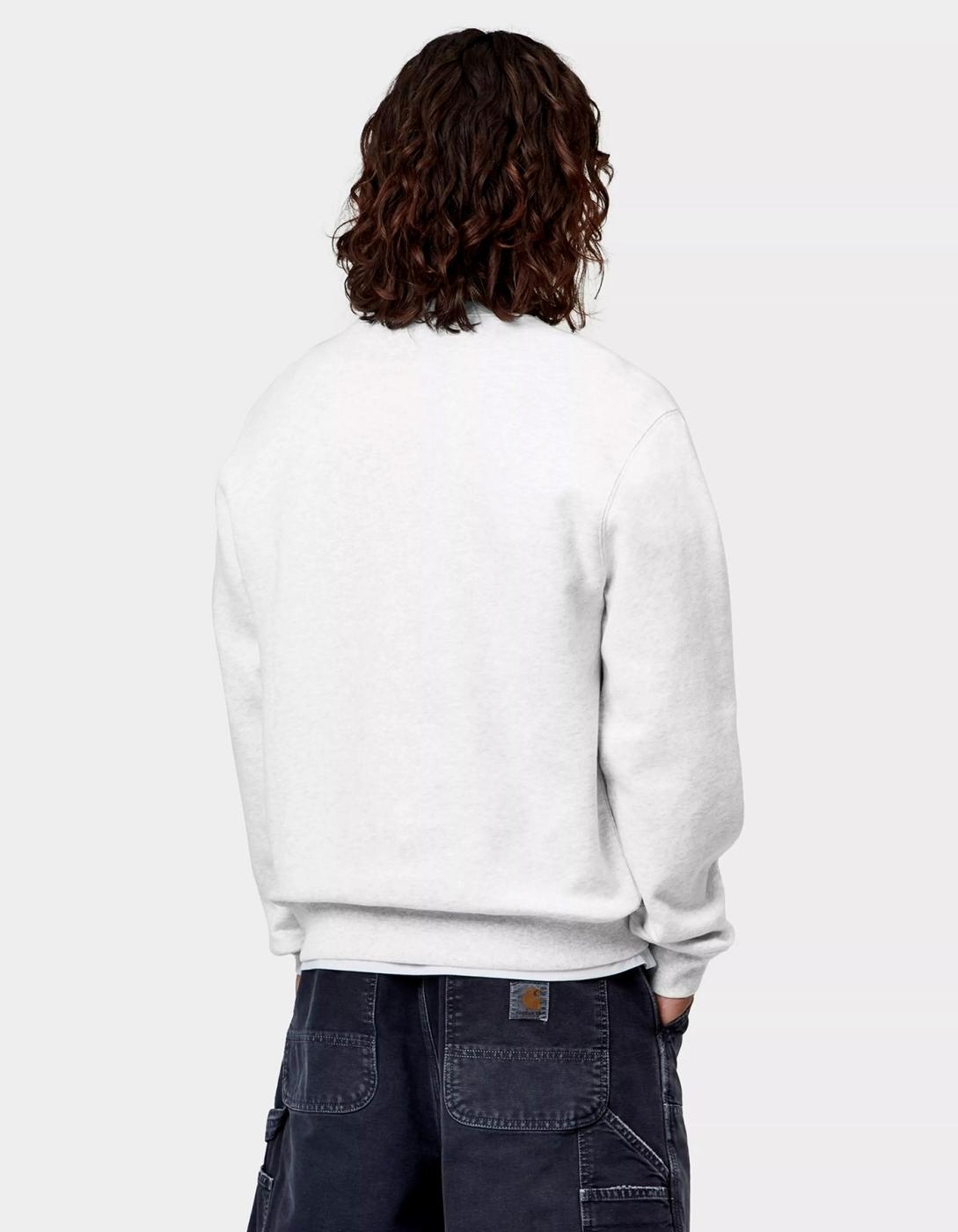 Sudadera CARHARTT WIP Crew PINBALL - Ash Heather