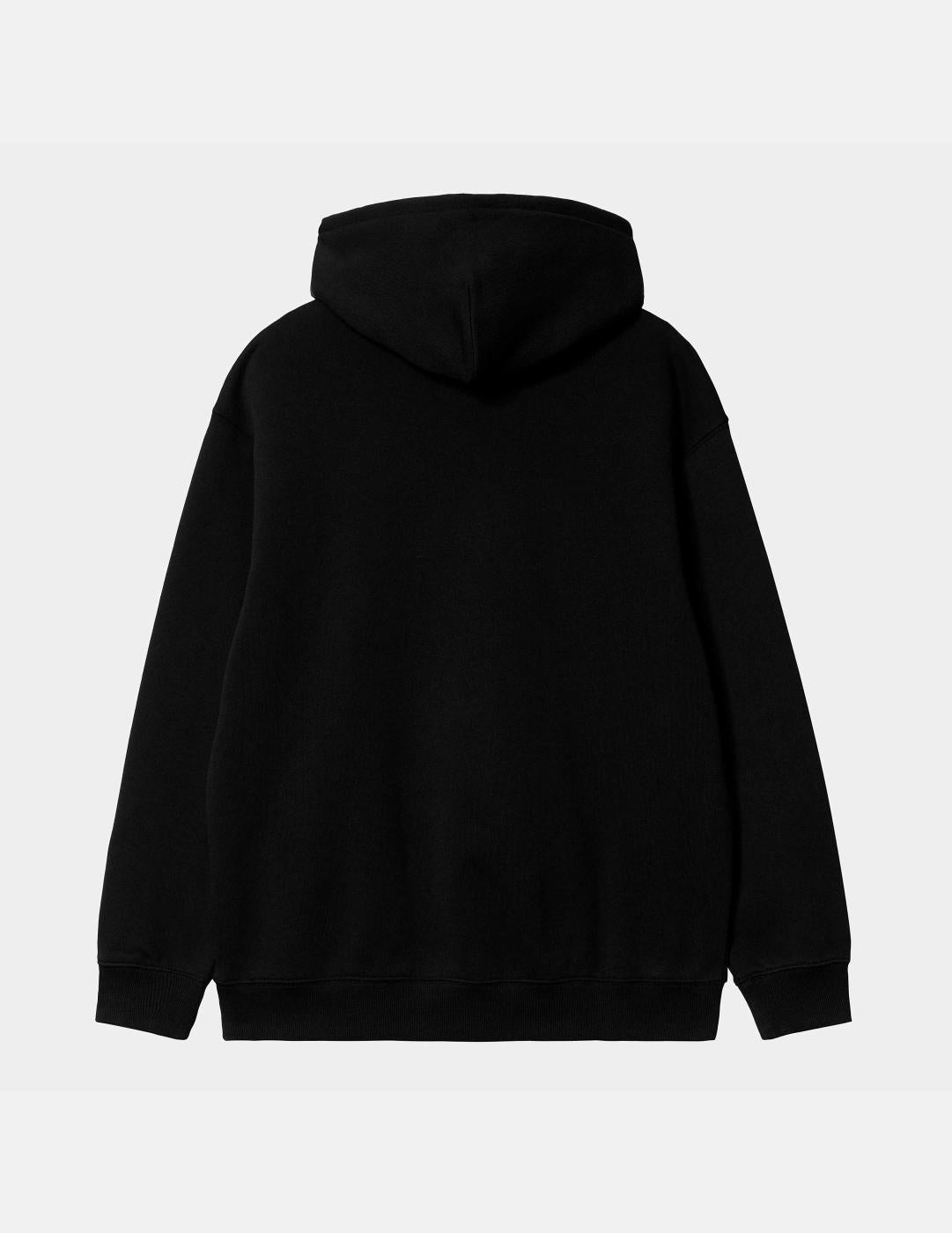 Sudadera CARHARTT WIP W' HOODED - Black / White