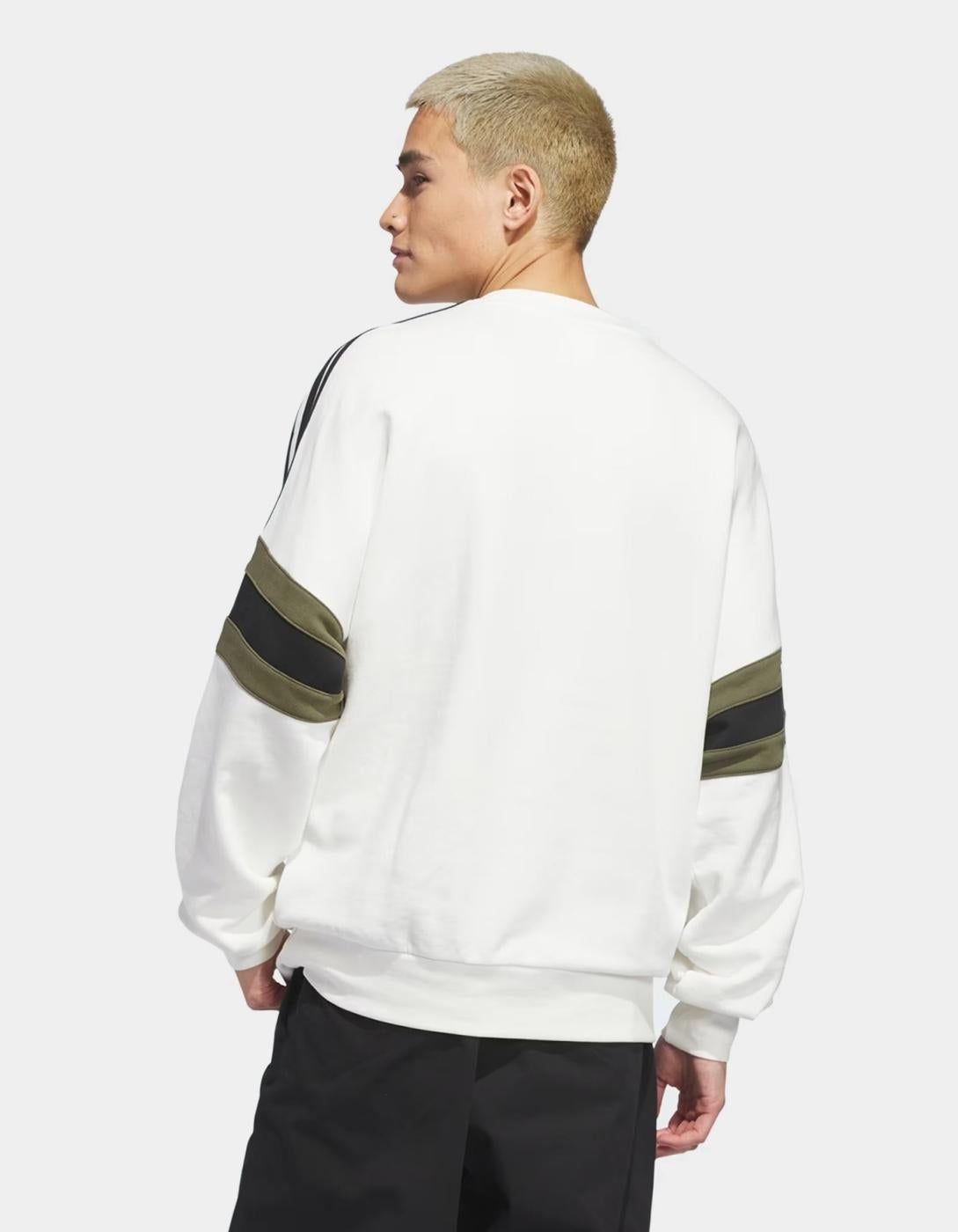 Sudadera Crew ADIDAS SK OG - White/Olive/Black