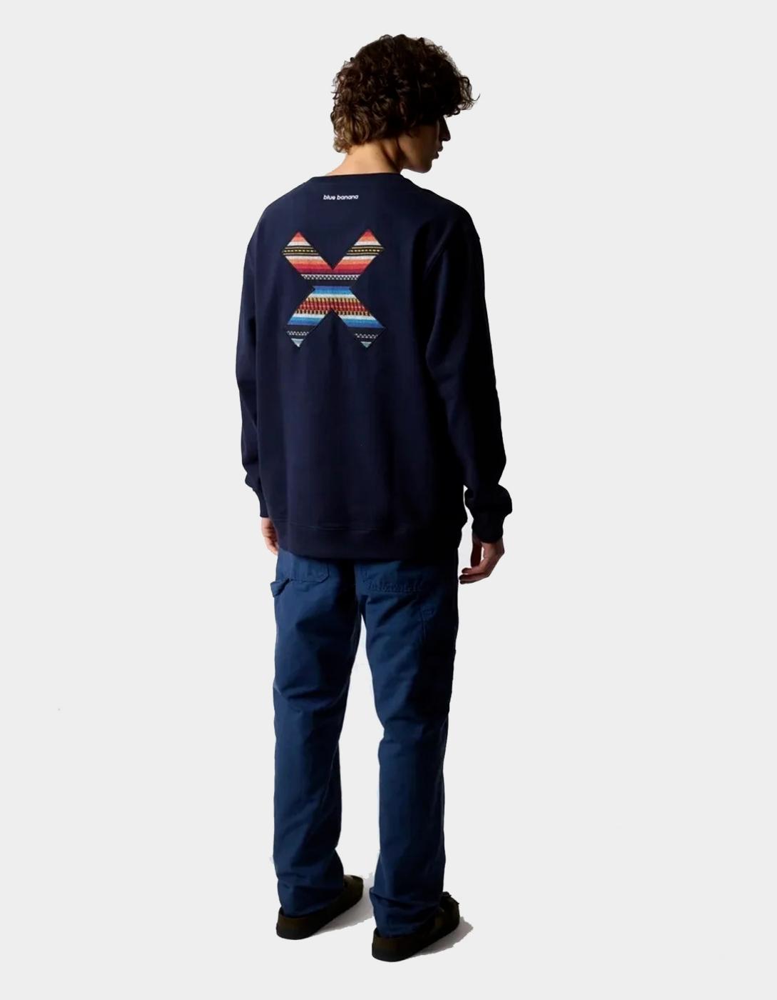 Sudadera Crew BLUE BANANA CLASSIC - Navy