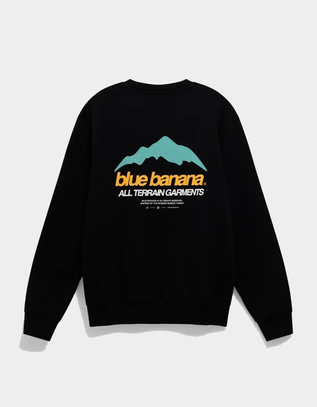 Sudadera Crew BLUE BANANA MOUNTAIN - Black