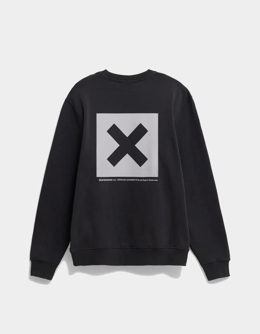 Sudadera Crew BLUE BANANA NATURE - Anthracite
