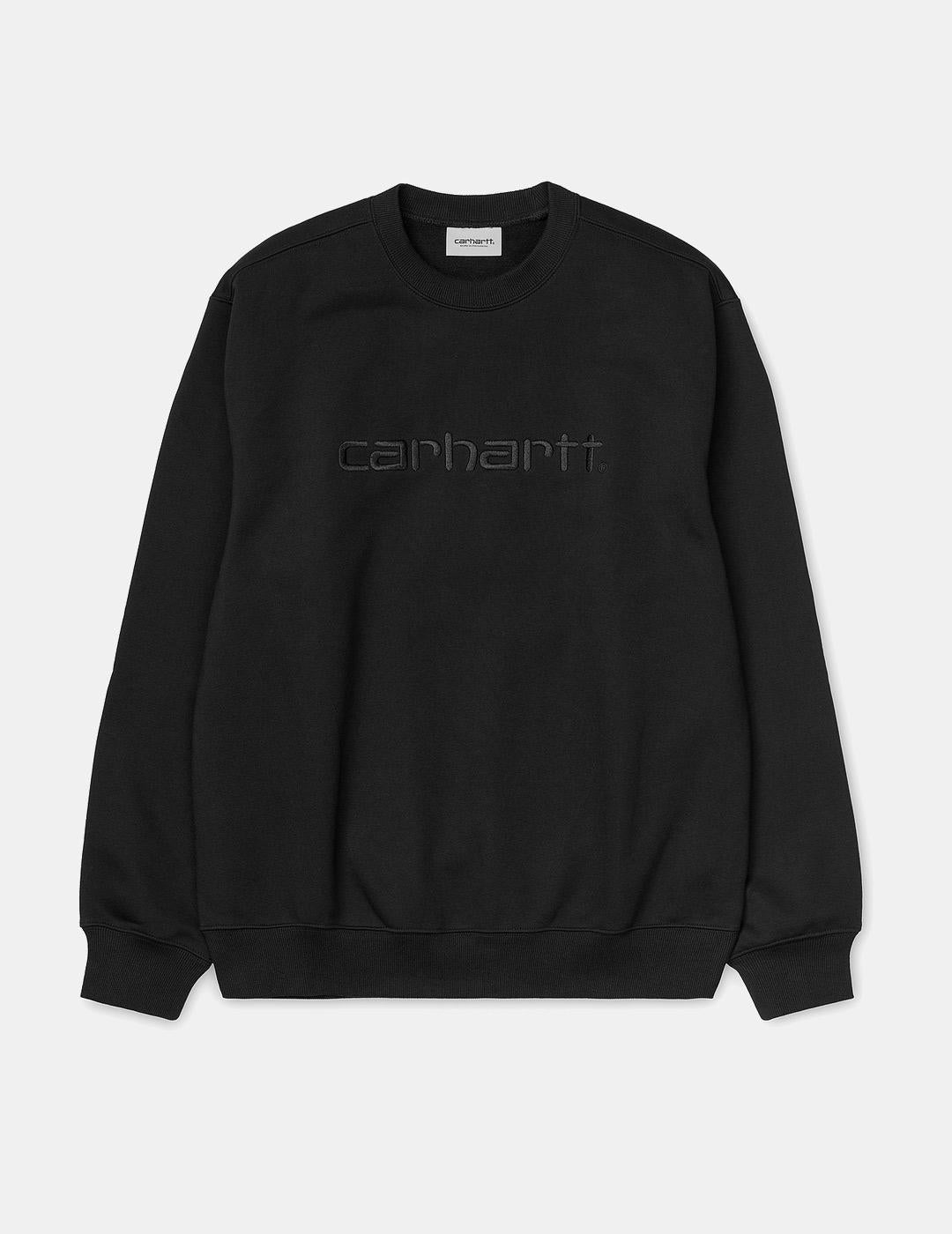 Sudadera Crew CARHARTT SWEAT - Black/Black