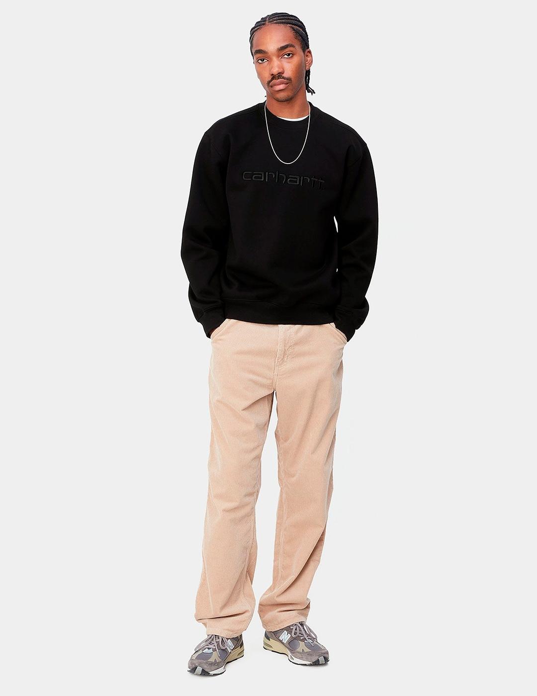 Sudadera Crew CARHARTT SWEAT - Black/Black