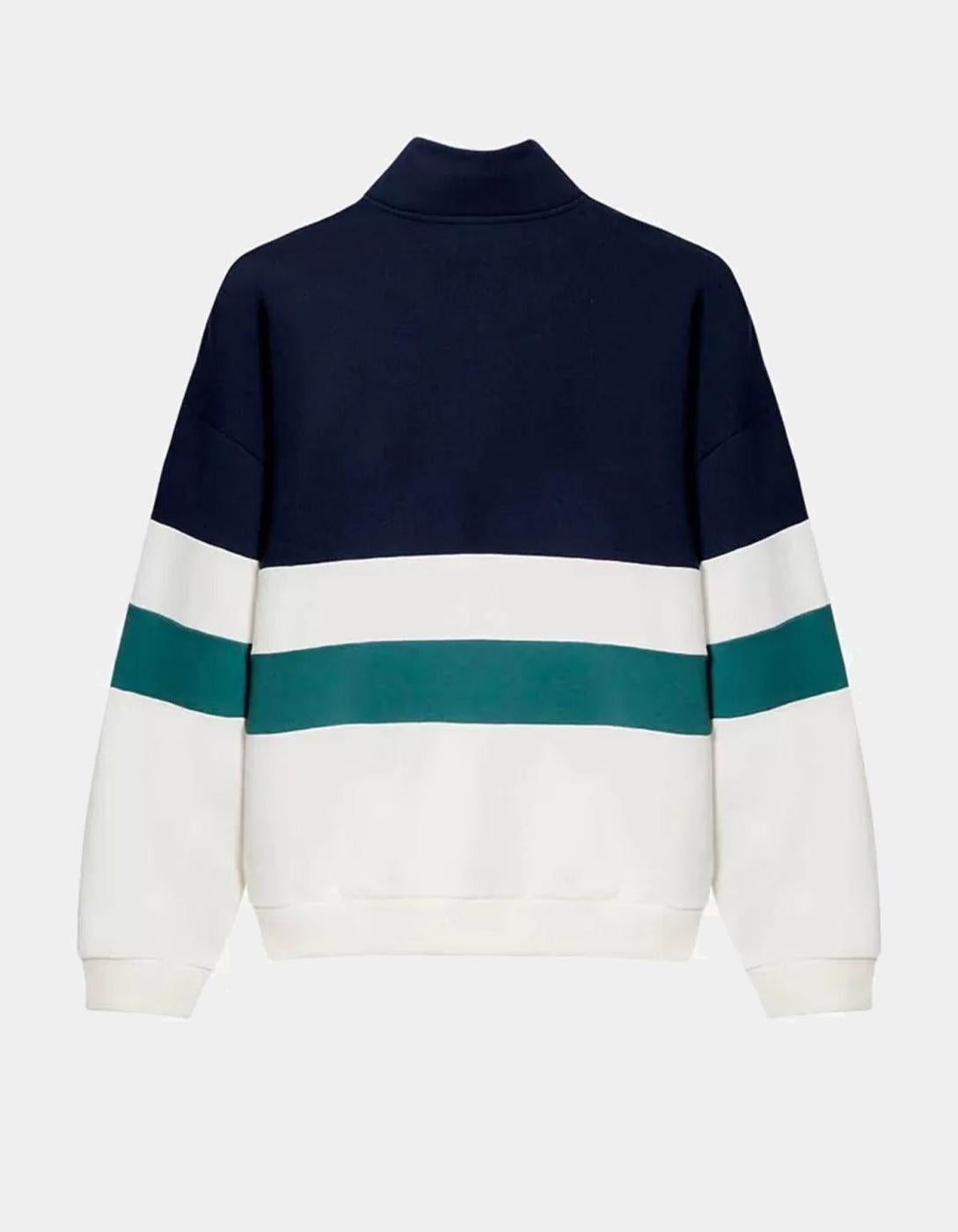 Sudadera Crew CARTER - Ivory/Navy/Heura