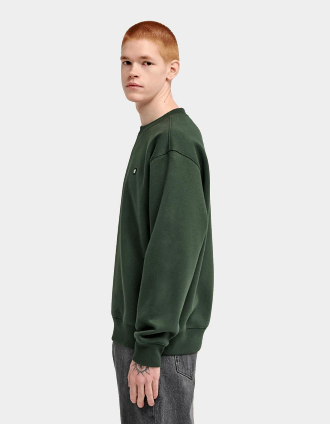 Sudadera Crew ELEMENT ICON RAIN - Deep Forest