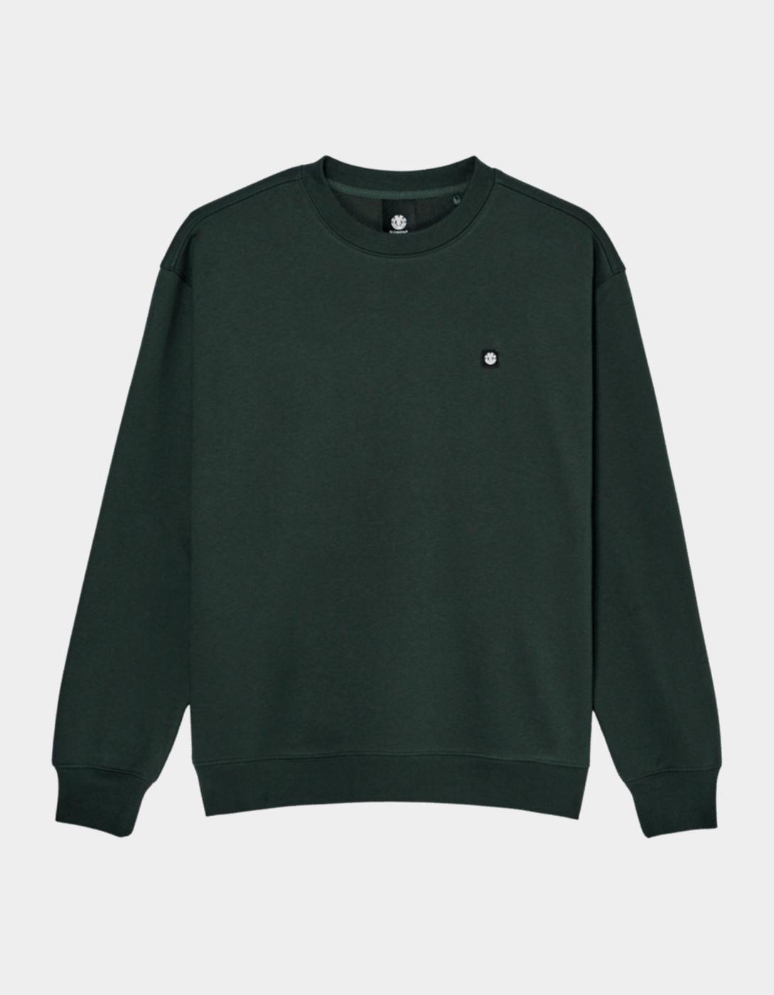 Sudadera Crew ELEMENT ICON RAIN - Deep Forest