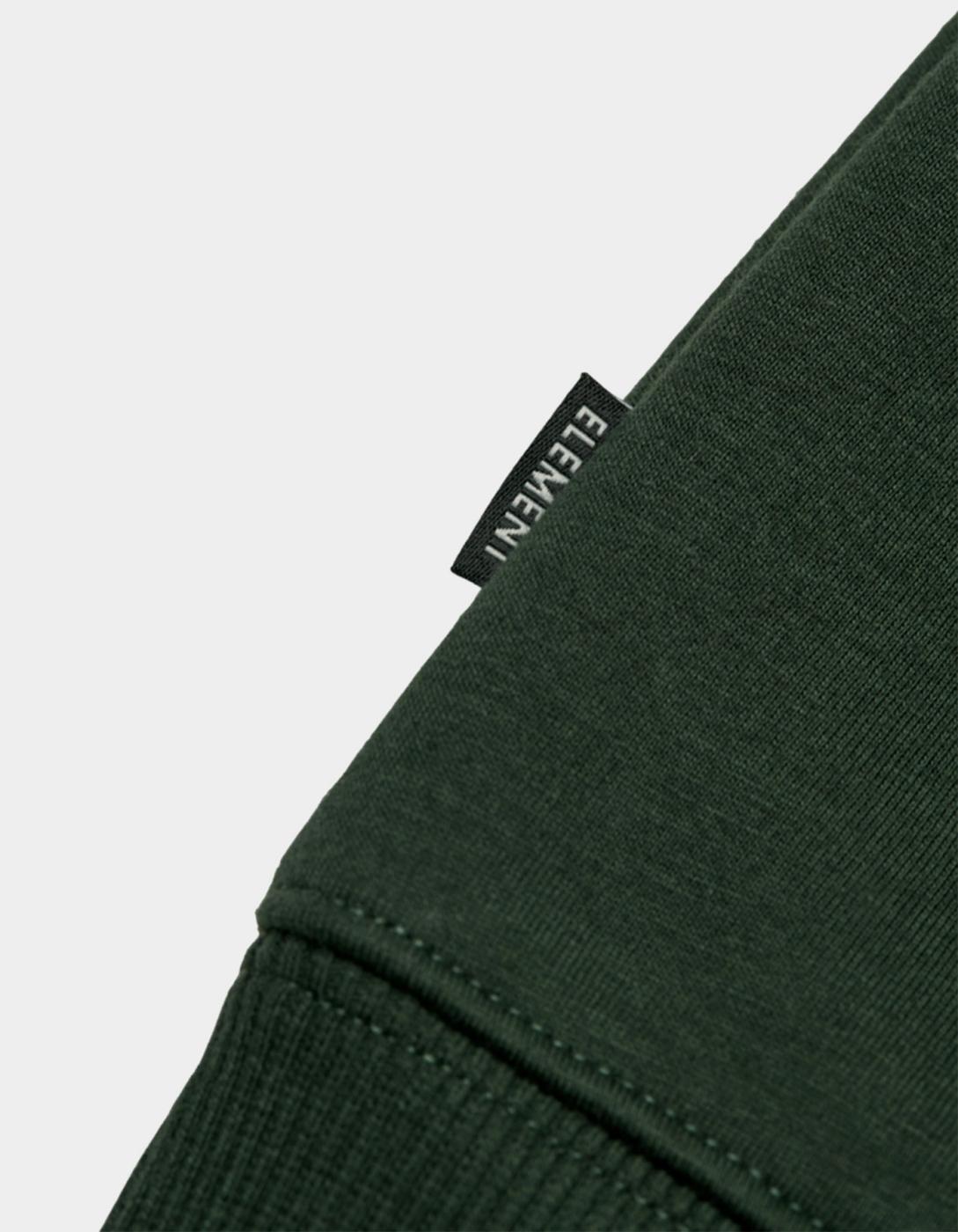 Sudadera Crew ELEMENT ICON RAIN - Deep Forest