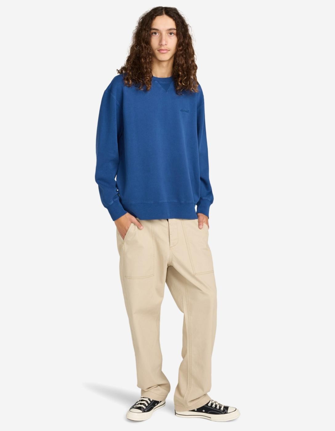 Sudadera Crew ELEMENT LOWCASE PIGMENT - Navy Peony
