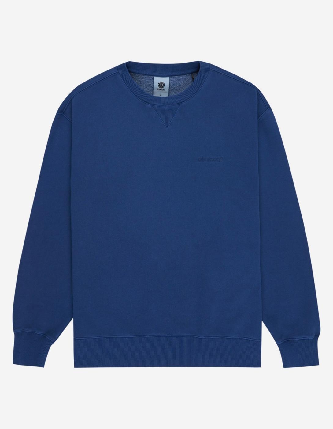 Sudadera Crew ELEMENT LOWCASE PIGMENT - Navy Peony