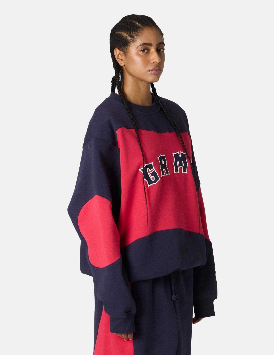 Sudadera Crew GRIMEY THE PROPS - Red
