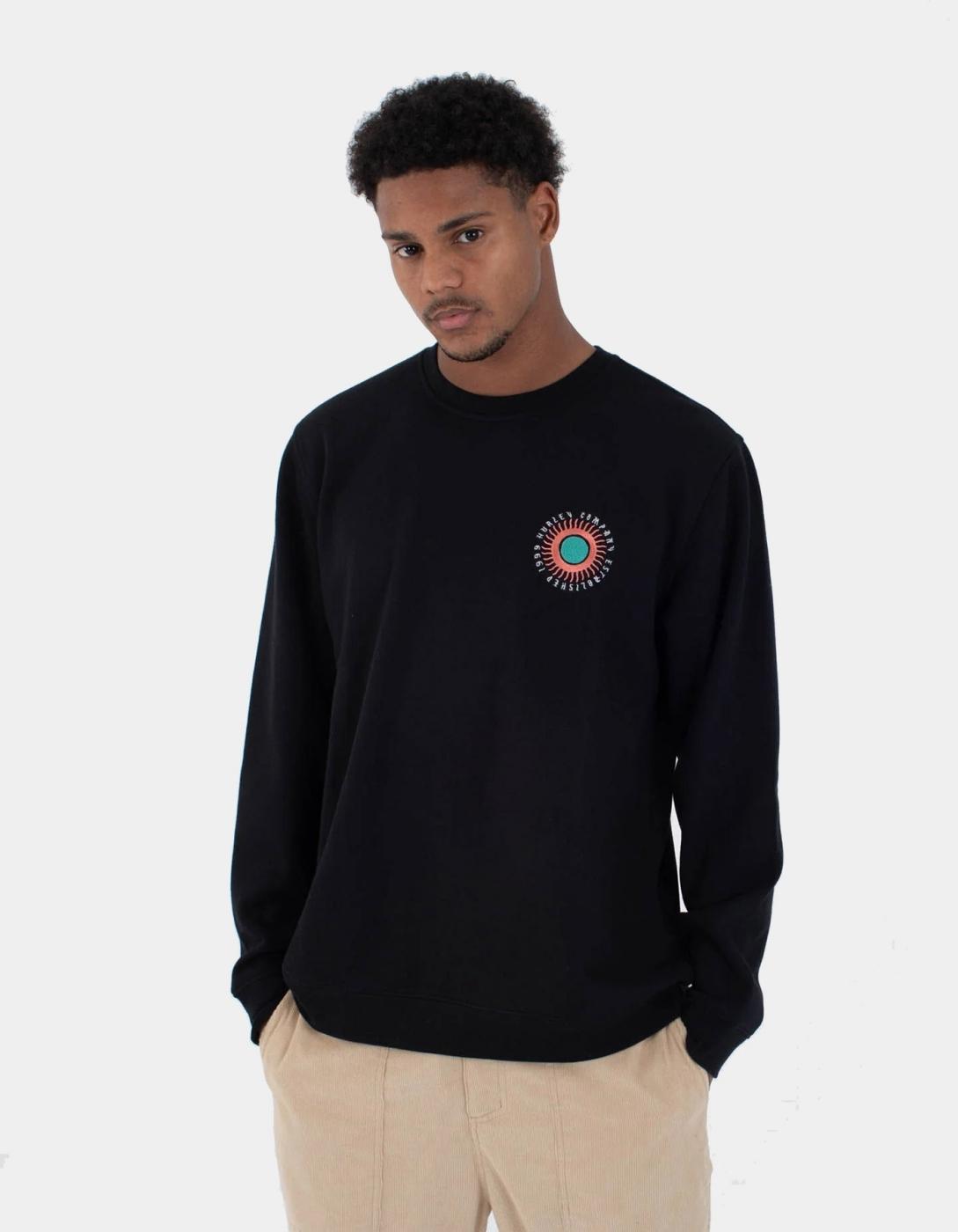 Sudadera Crew HURLEY EAGLE HIGH - Black