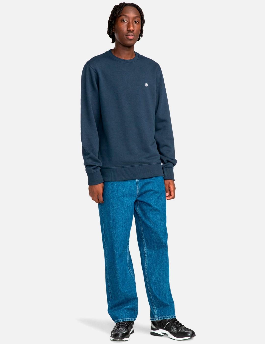 Sudadera Crew ICON EMBROIDERY - Eclipse Navy