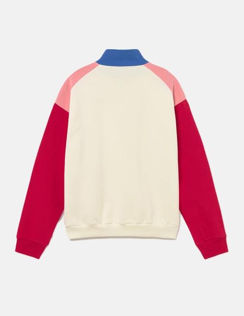 Sudadera Crew KAOTIKO AIR BREEZE - Ivory/Blue/Pink/Red