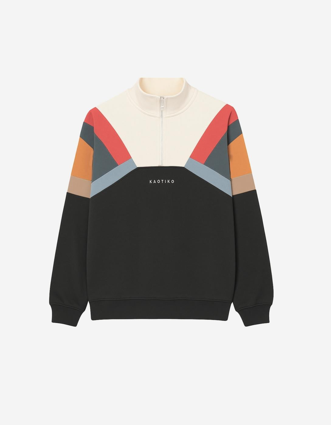Sudadera Crew KAOTIKO ALECK- Ivory/Black