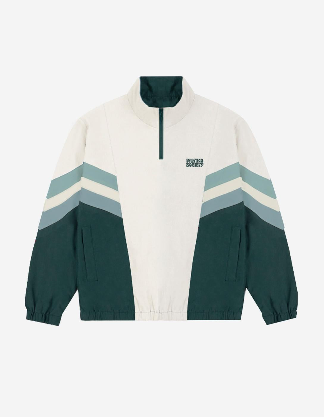 Sudadera Crew KAOTIKO  CLARK - Bone/Green