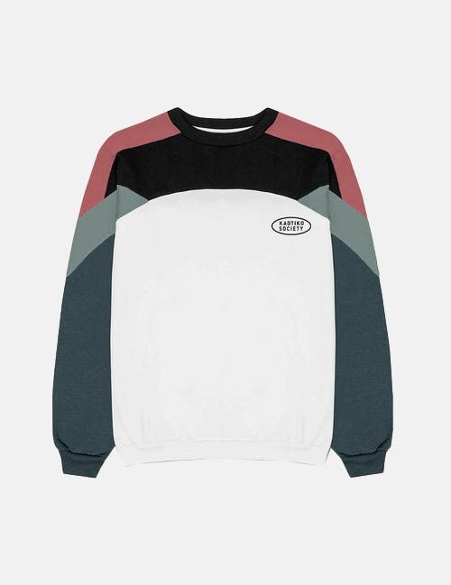 Sudadera Crew KAOTIKO DRU - Ivory/Black/Jade/Cloud