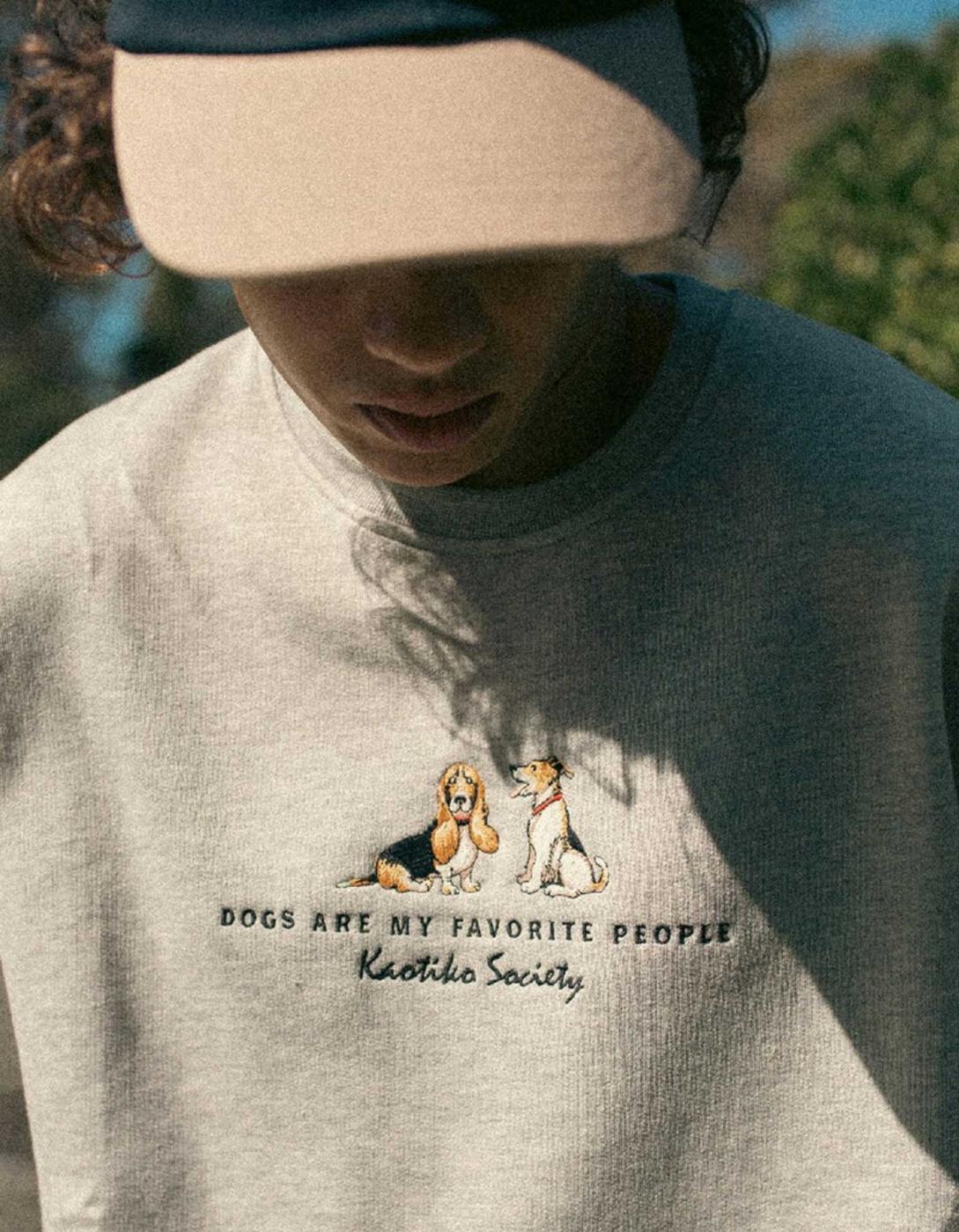 Sudadera Crew KAOTIKO RITA - Gray
