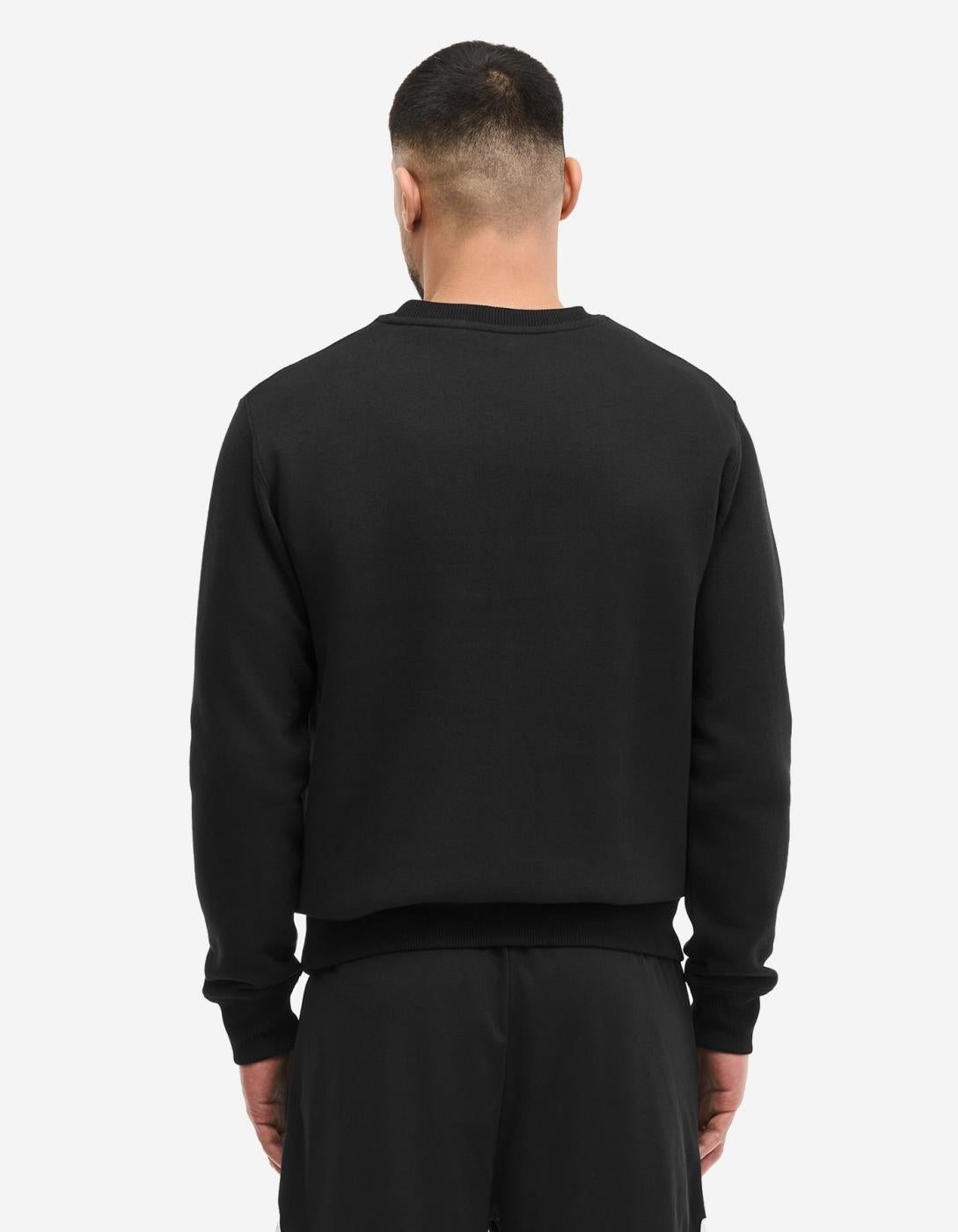 Sudadera Crew LONSDALE WELHAM - Black/White