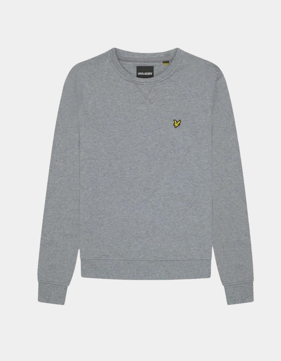 Sudadera CREW Lyle&Scott - Mid Grey Marl