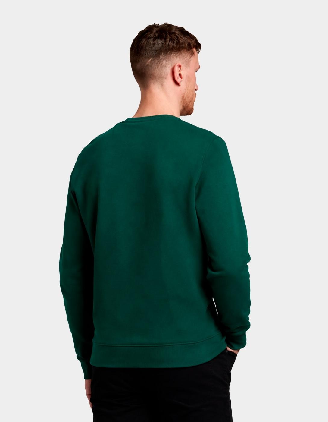 Sudadera Crew LYLE&SCOTT  ML1131V - Dark Green