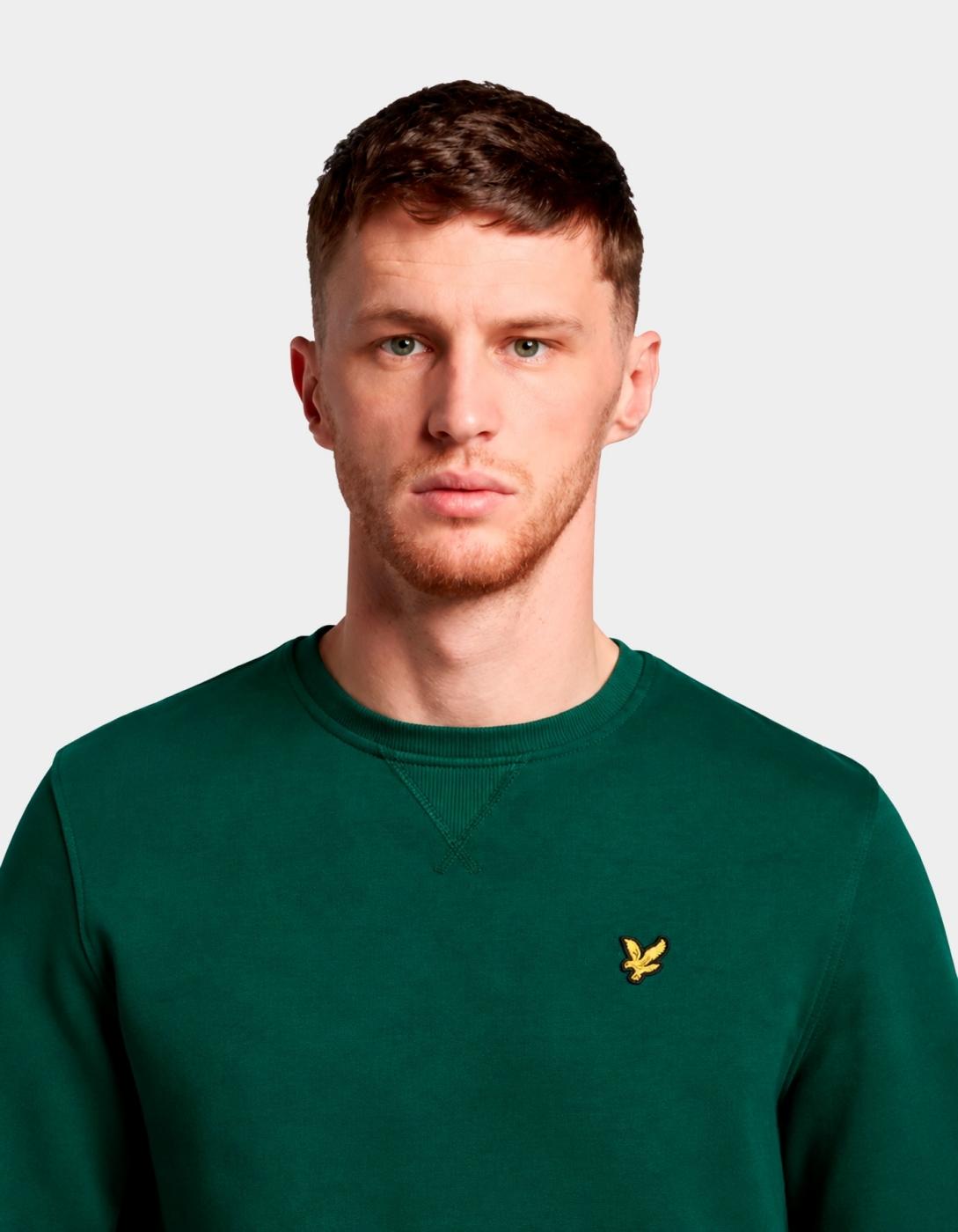 Sudadera Crew LYLE&SCOTT  ML1131V - Dark Green