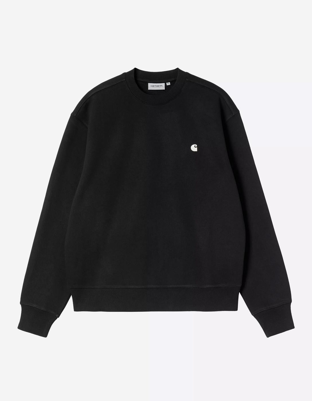 Sudadera Crew MACK SWEAT - Black / Wax