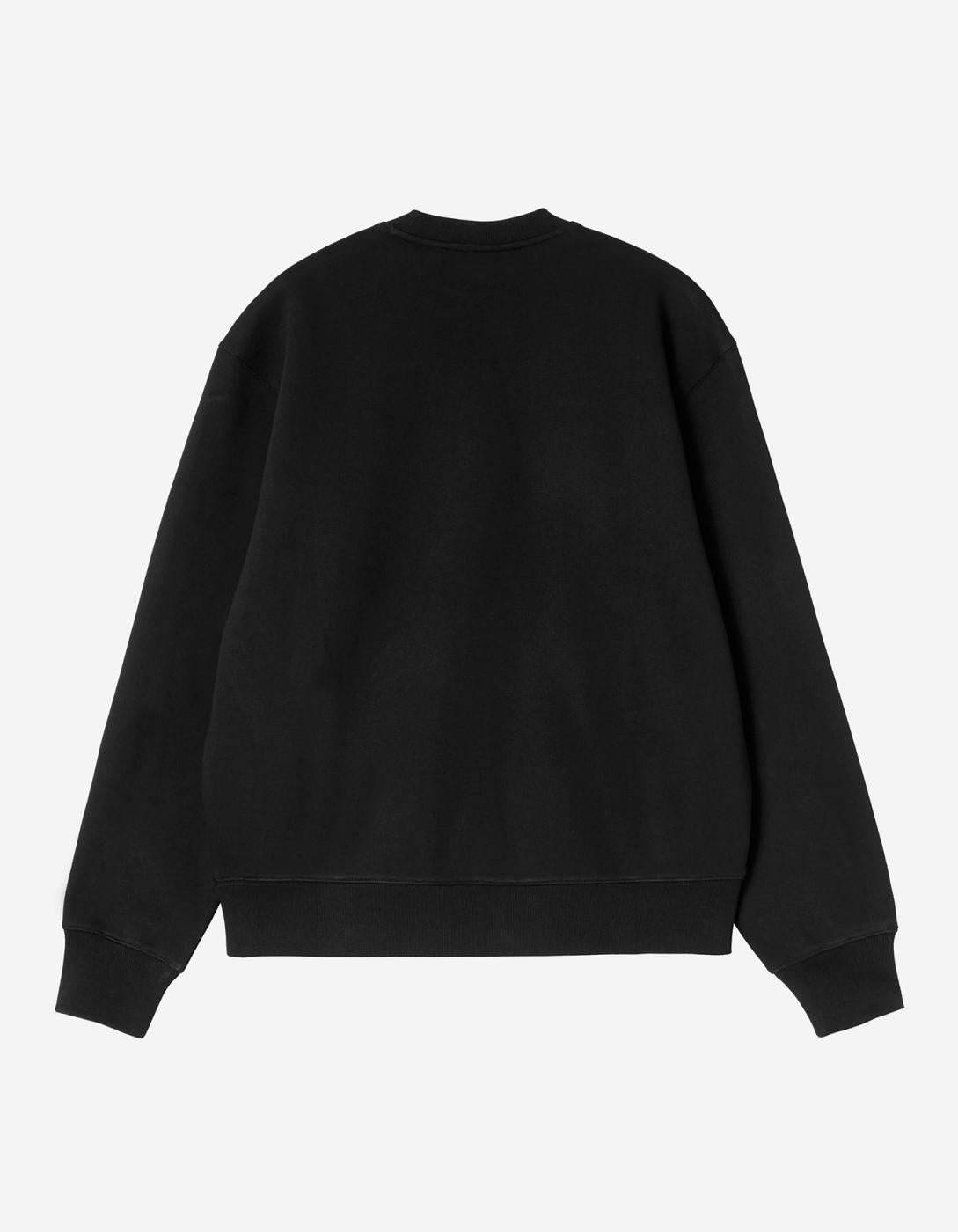 Sudadera Crew MACK SWEAT - Black / Wax
