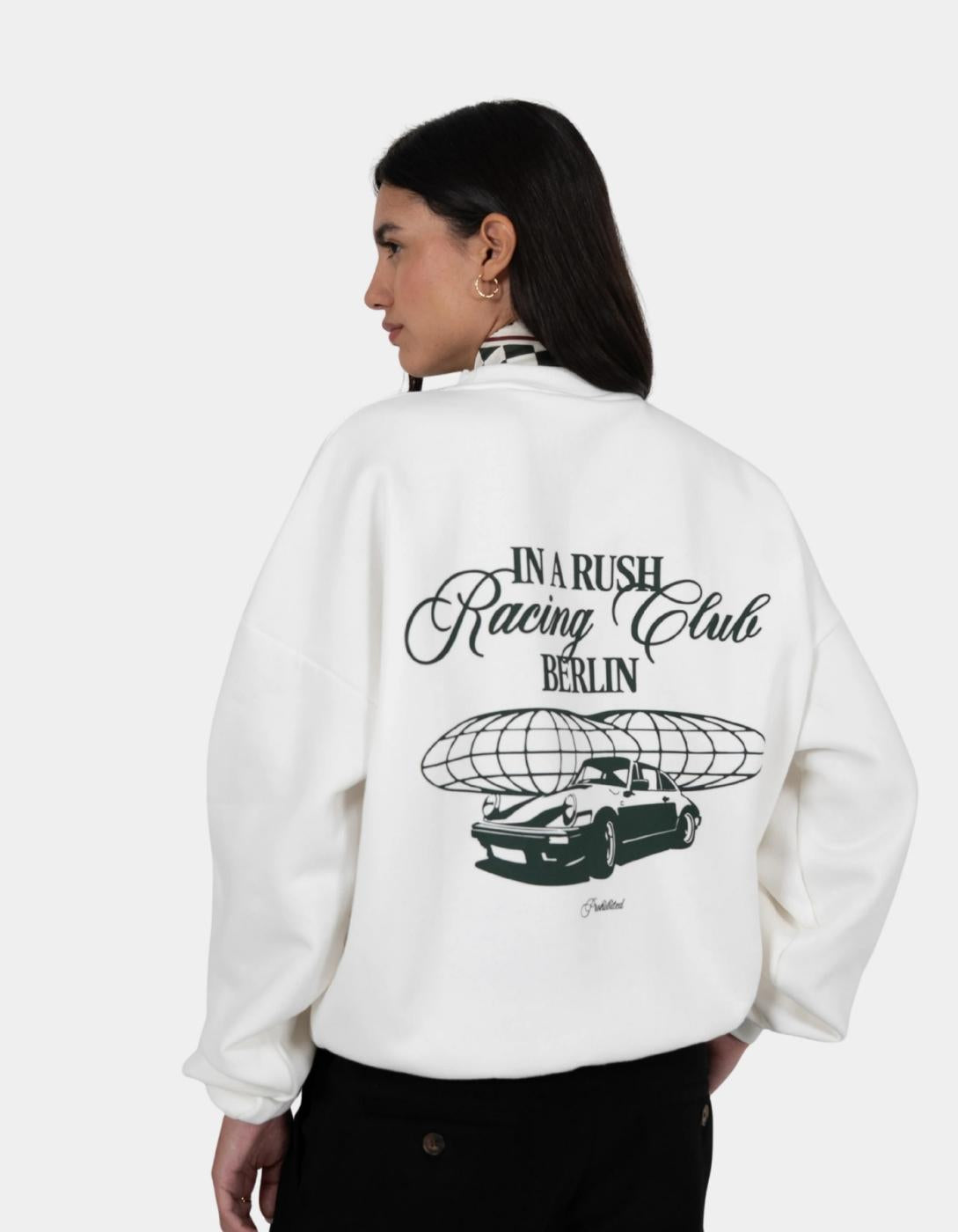 Sudadera Crew PROHIBITED IN A RUSH - Off White