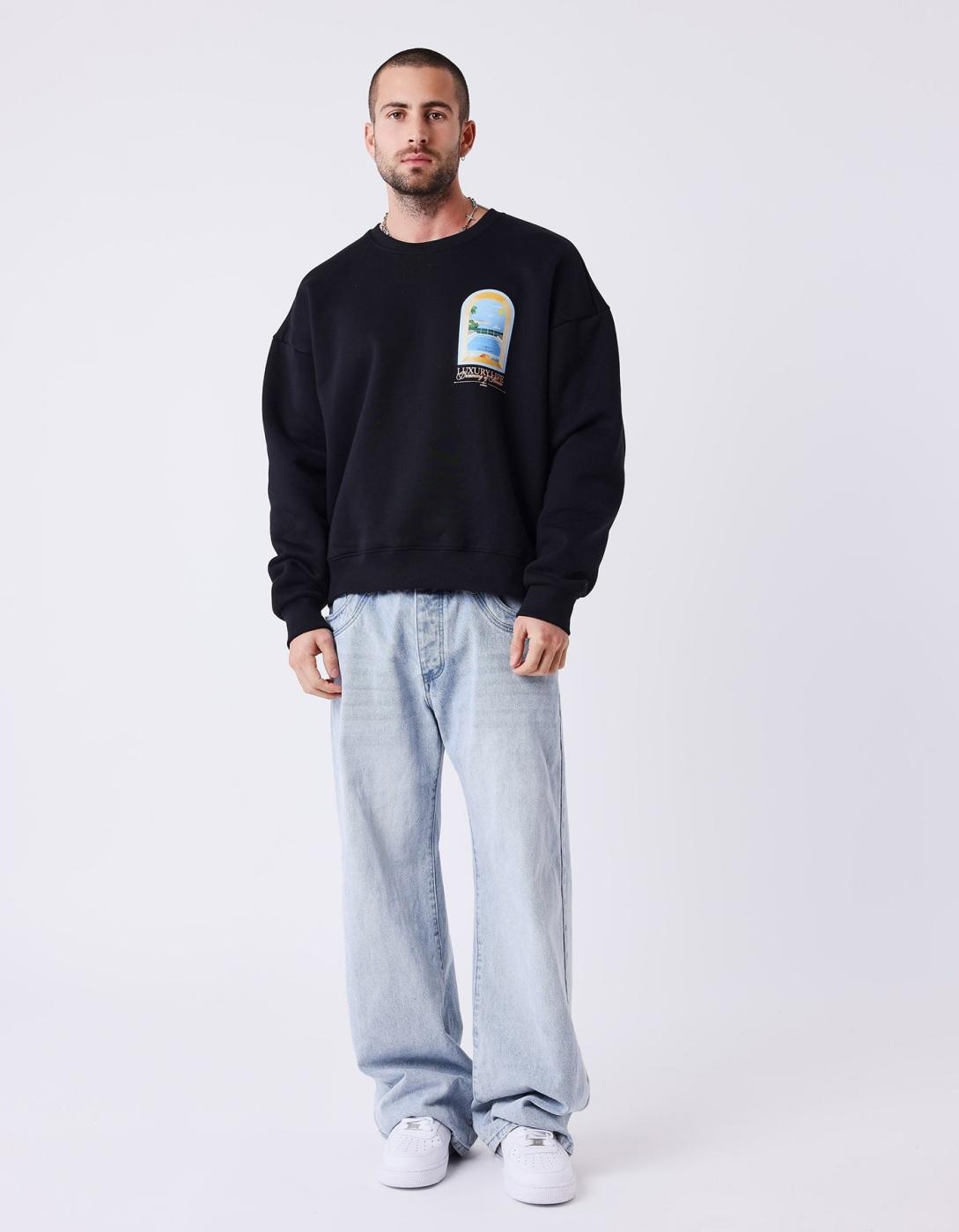 Sudadera Crew PROJECT X PARIS 2622342 - Negro