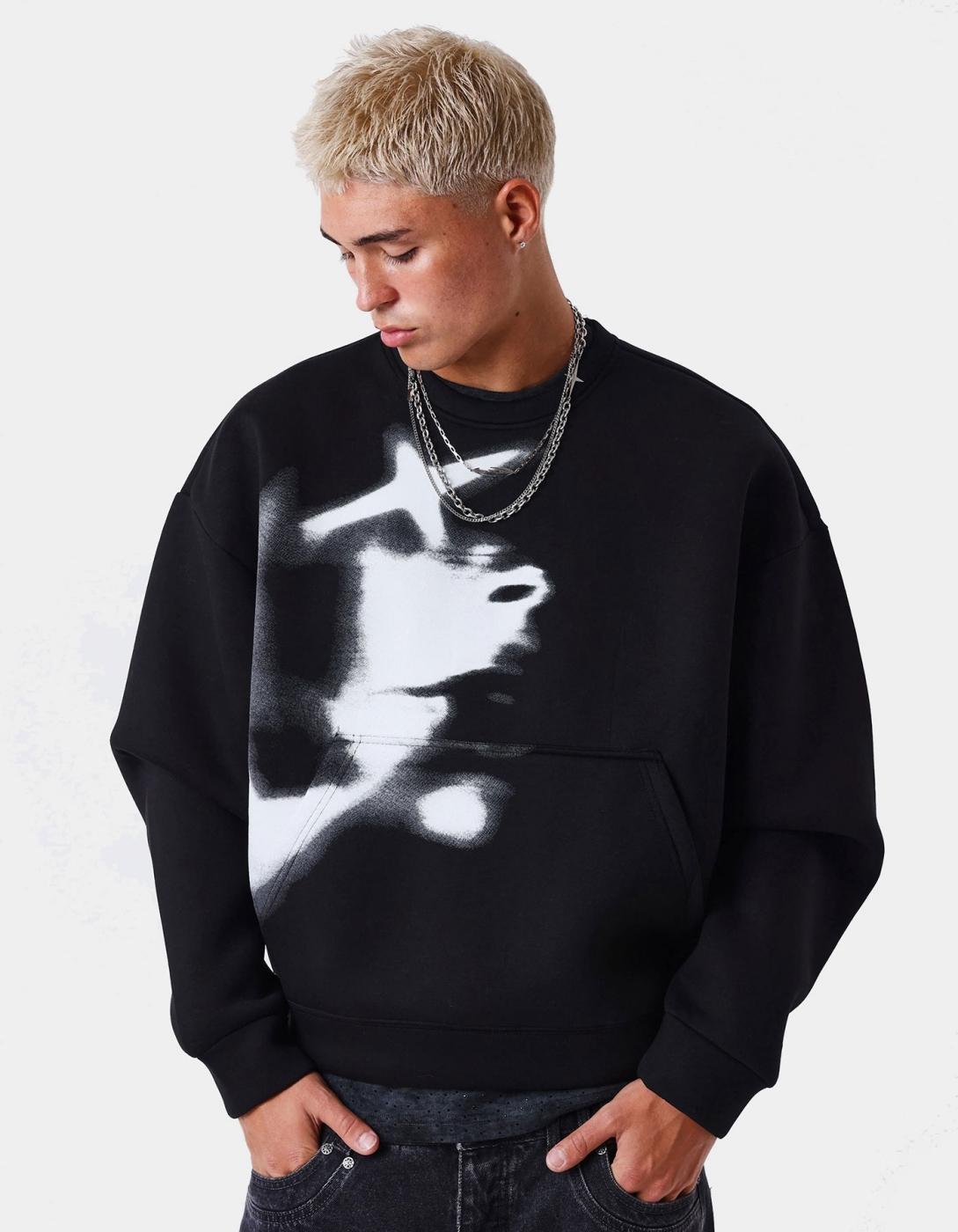 Sudadera Crew PXP 2622308 - Black