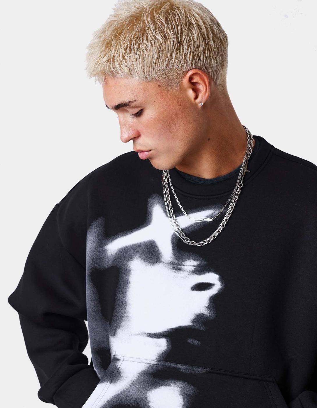 Sudadera Crew PXP 2622308 - Black