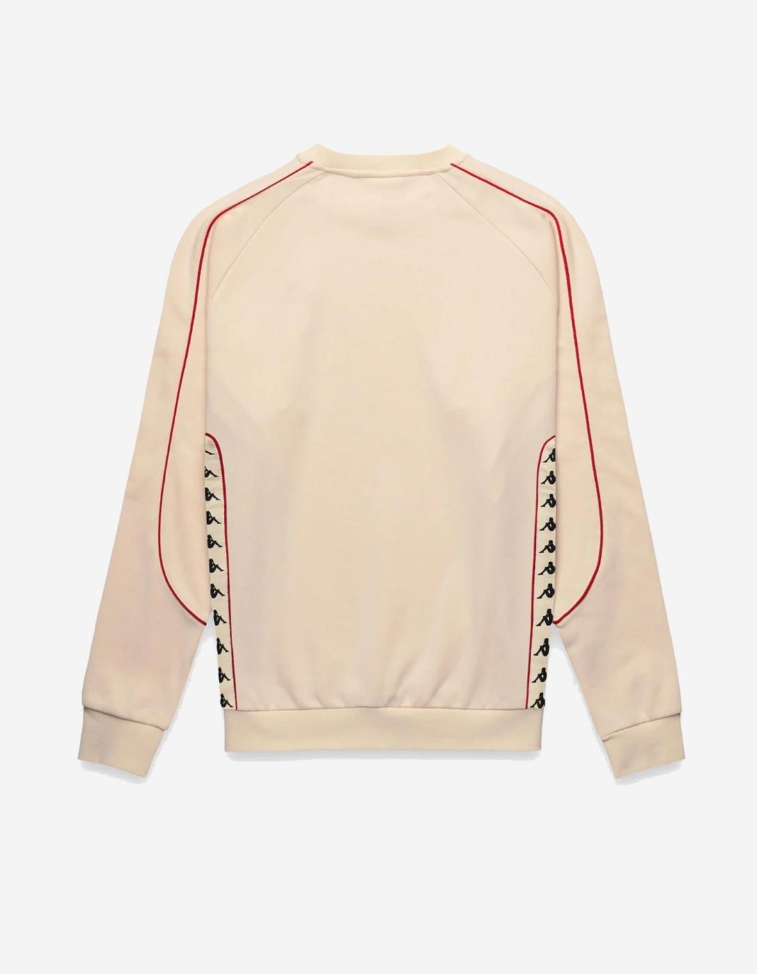 Sudadera Crew SPENCER - Beige Butter/Red Md Coral/